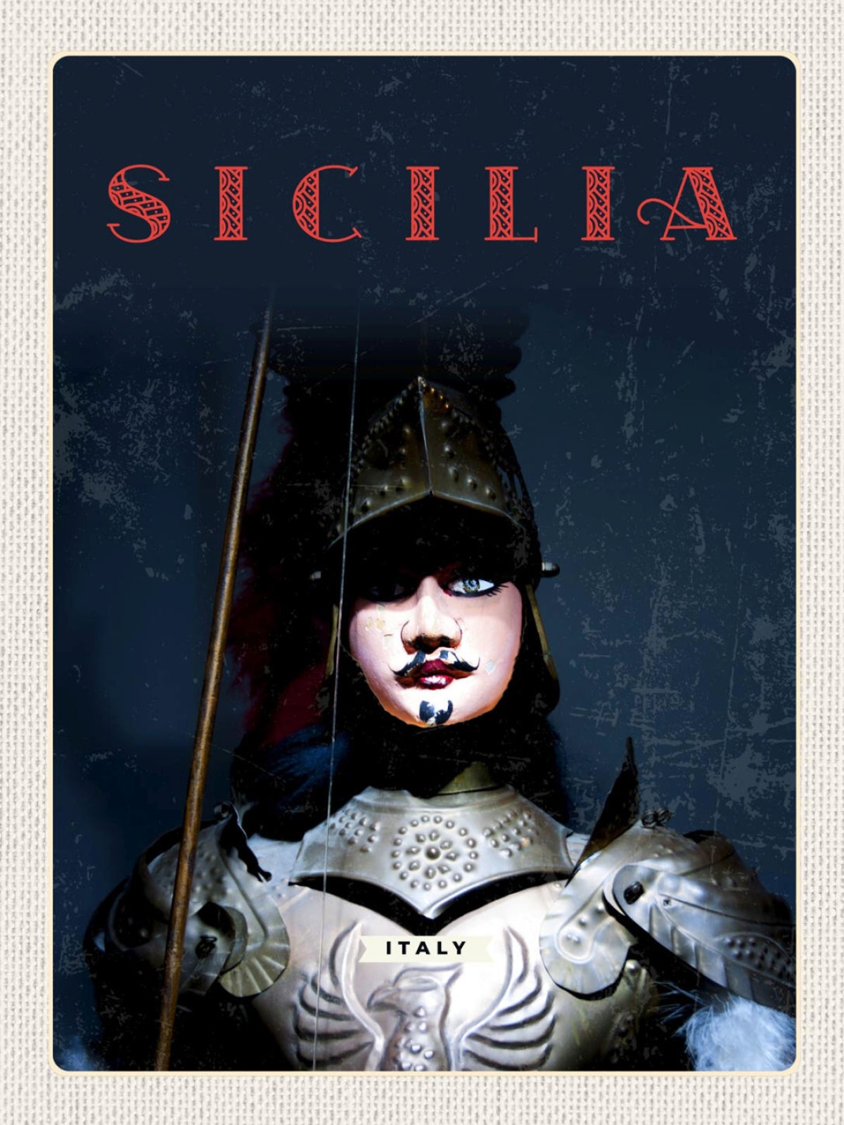 Schild Sicilia Italy Sizilien Italien Puppen Museum 12x18 20x30 30x40 Blech/Holz