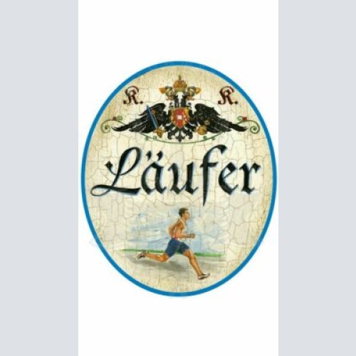KuK Nostalgie Holzschild "Läufer"