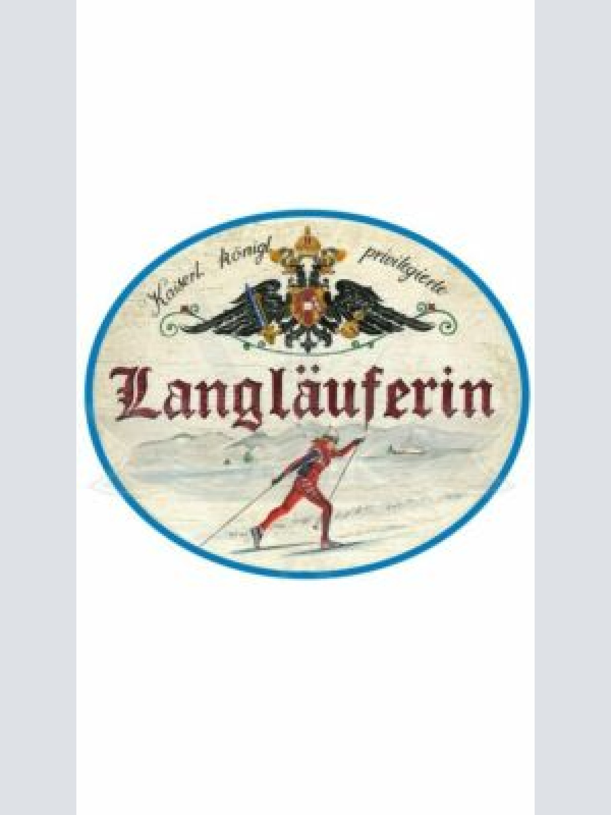 KuK Nostalgie Holzschild "LangläuferIn"