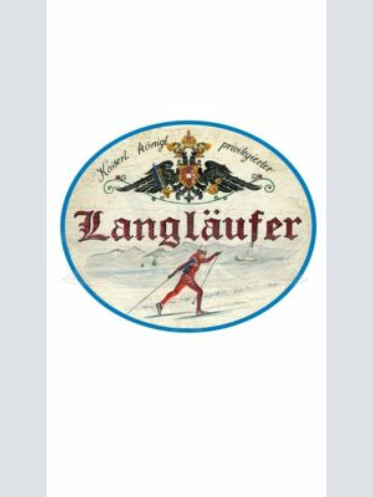 KuK Nostalgie Holzschild "Langläufer"