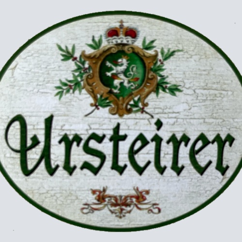KuK Nostalgie Holzschild Ursteirer Steiermark Steirer Österreich Schild