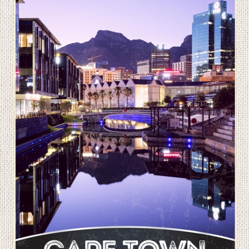 Schild Cape Town South Africa Kapstadt Südafrika 12x18 20x30 30x40 Blech/Holz