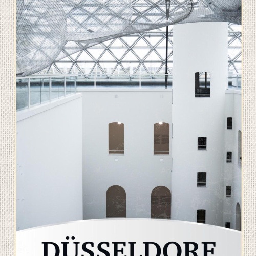 Schild Düsseldorf Germany Kunstsammlung Deutschland 12x18 20x30 30x40 Blech/Holz