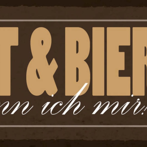 Schild Dart & Bar Das Gönn Ich Mir Darten Spiel Bier Alkohol 27x10 Blech od.Holz