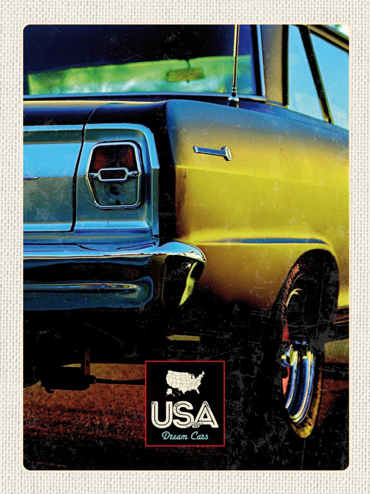 Schild USA Dream Cars Auto Chevy Nova Amerika 12x18 20x30 30x40 Blech/Holz