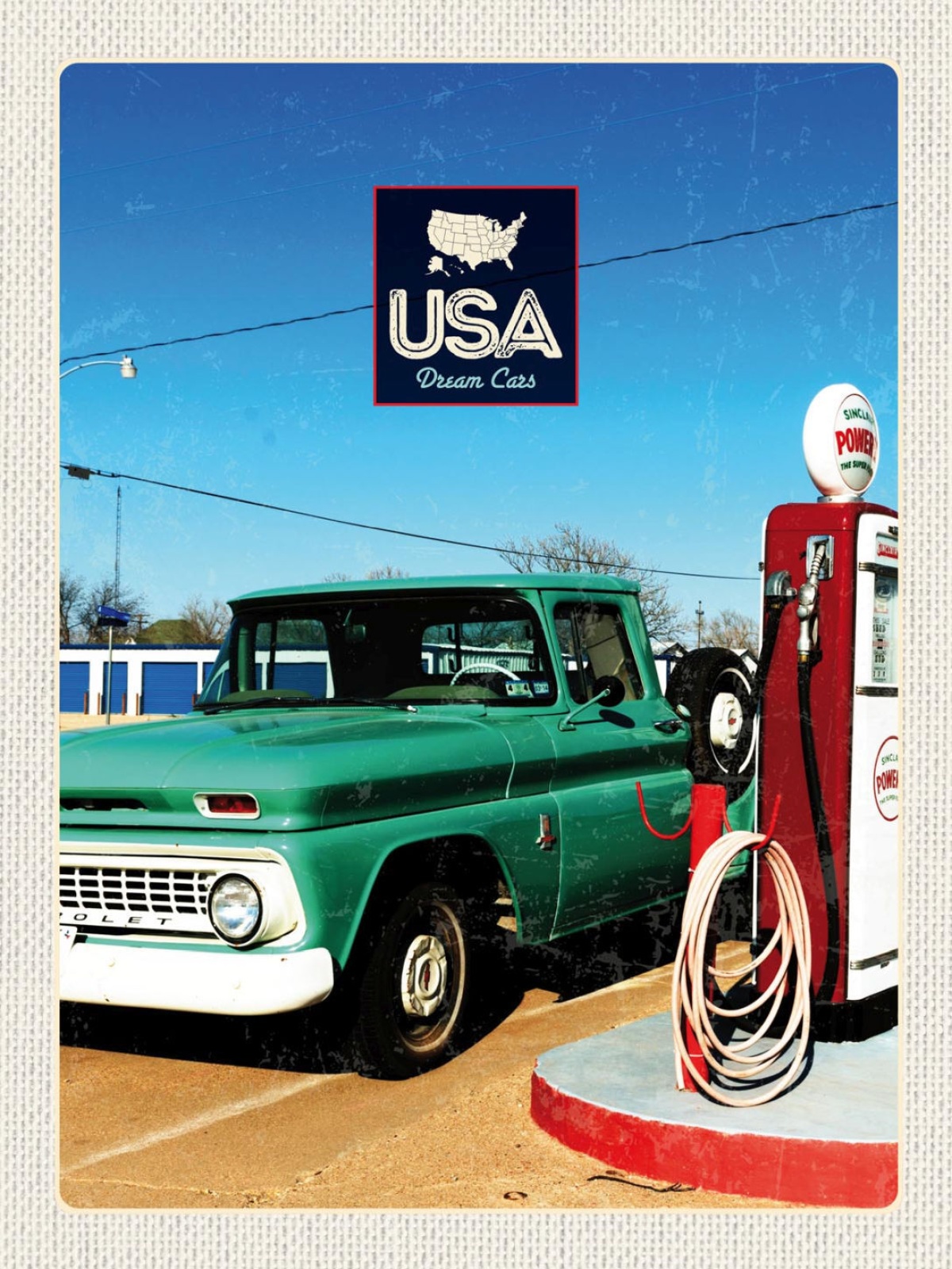 Schild USA Dream Cars Auto Chevrolet C-10 Amerika 12x18 20x30 30x40 Blech/Holz