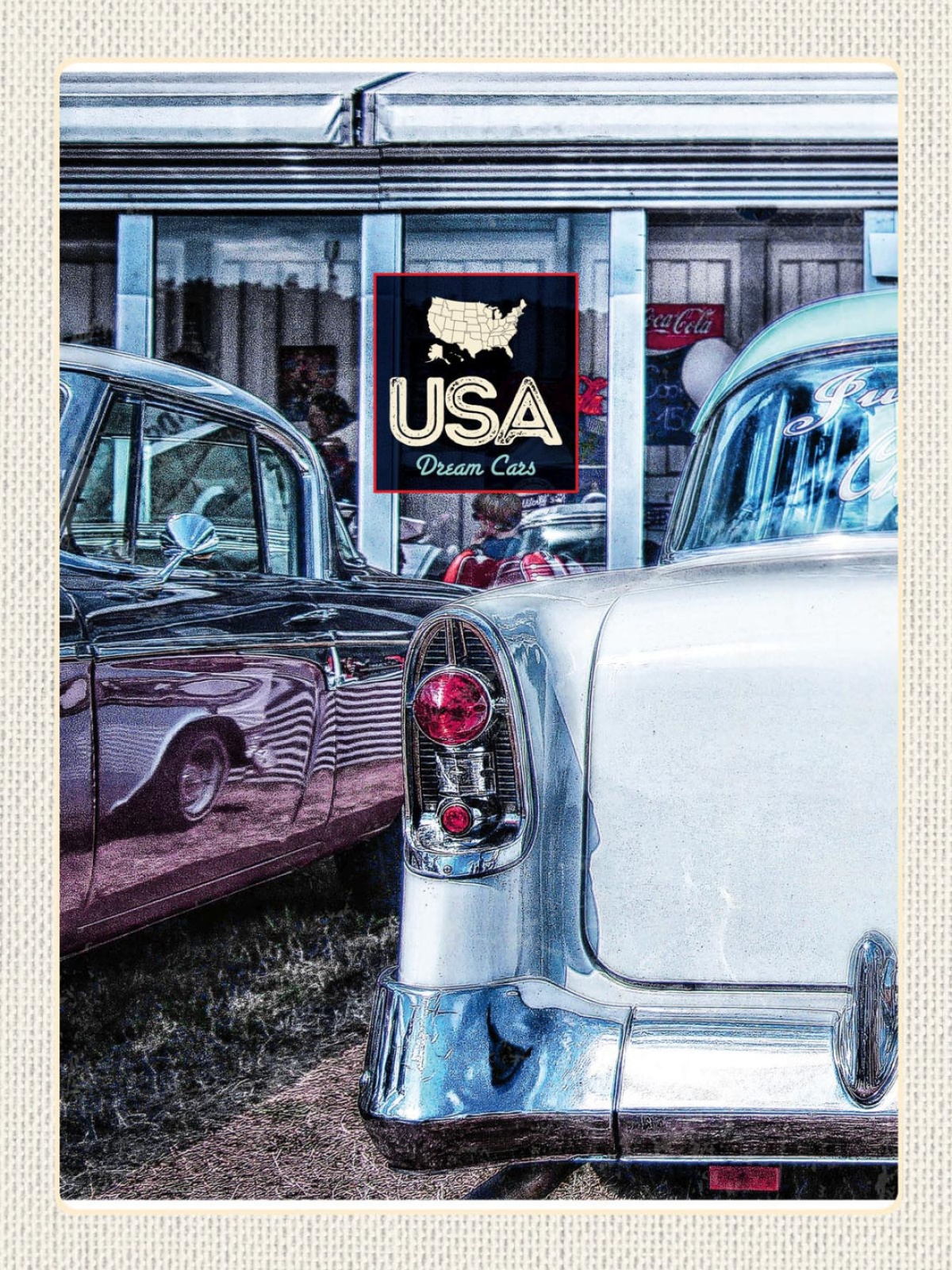 Schild USA Dream Cars Auto Chevrolet Bel Air 12x18 20x30 30x40 Blech/Holz