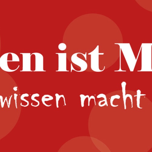 Schild Wissen Ist Macht Nichts Wissen Macht Nichts Dumm 27 x 10 Blech od. Holz