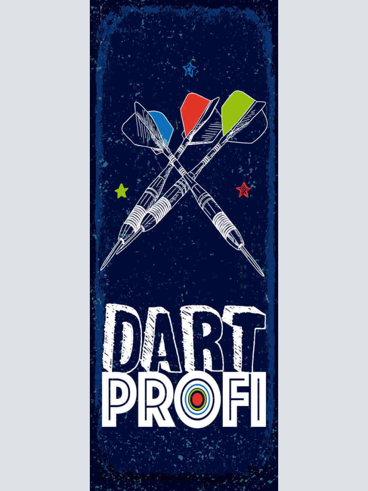 Schild Dart Profi Darten Spiel Pfeil Scheibe Darts Hobby 27x10 Blech od.Holz