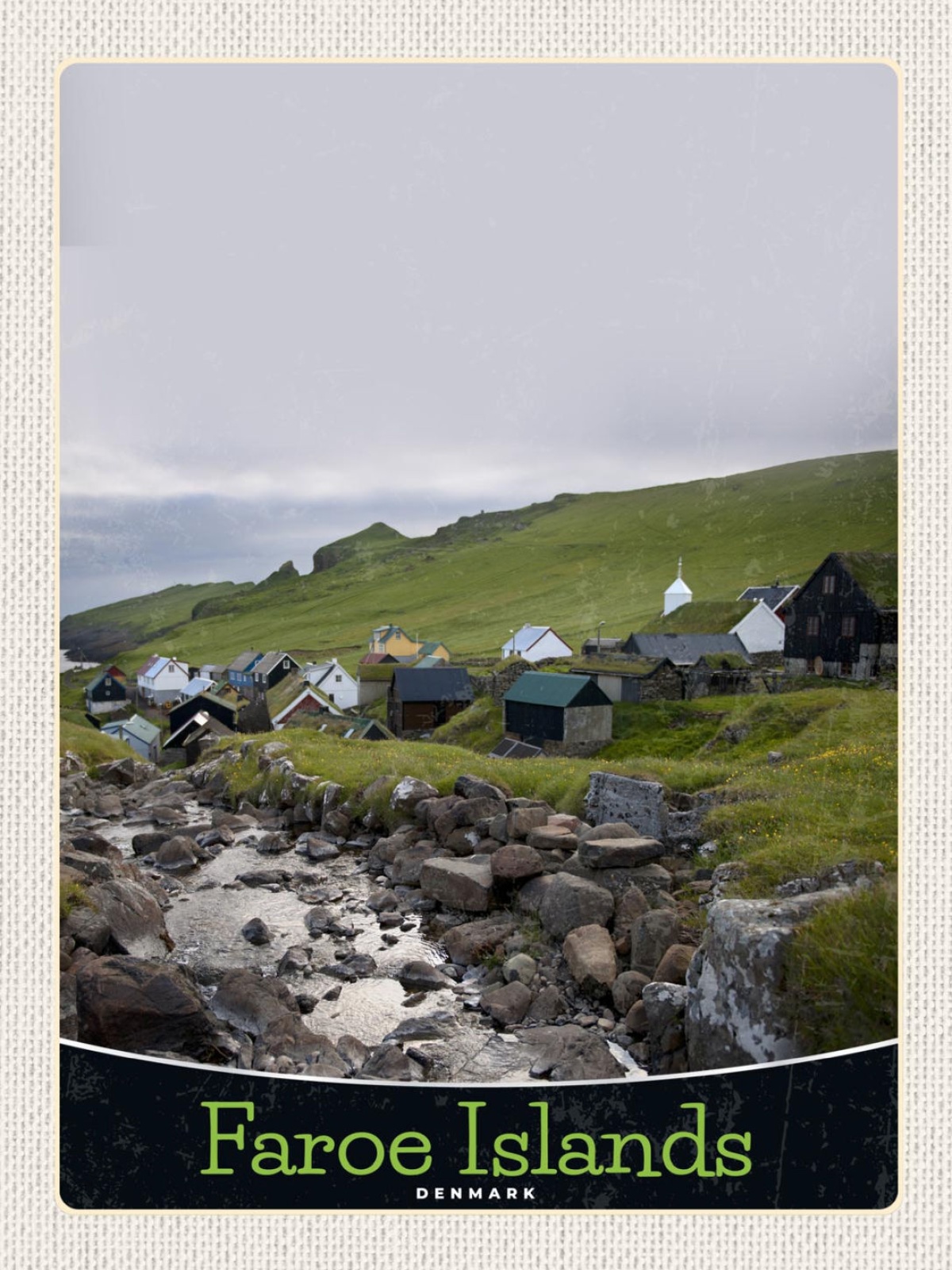 Schild Faroe Islands Denmark Färöer Inseln DK 12x18 20x30 30x40 Blech/Holz