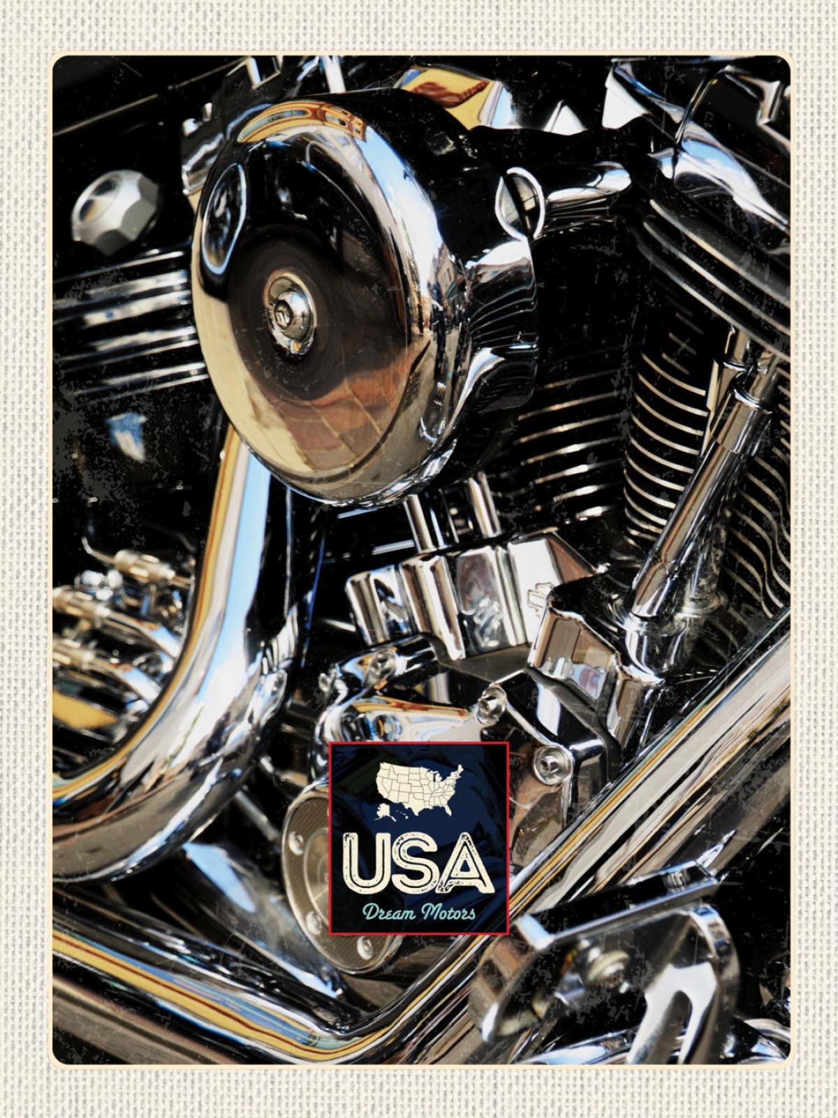 Schild USA Dream Cars Auto Motor Oldtimer Amerika 12x18 20x30 30x40 Blech/Holz