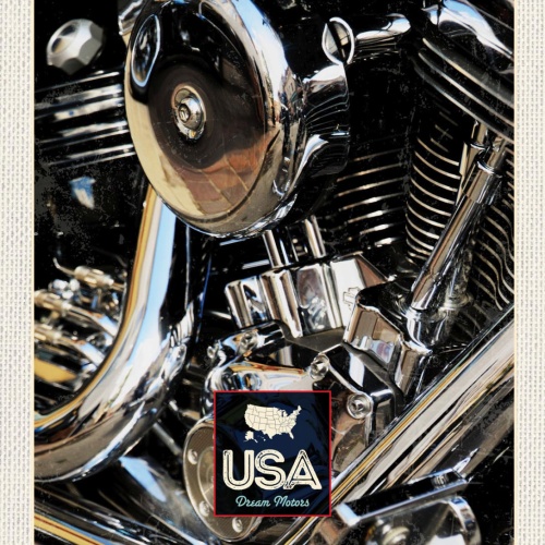 Schild USA Dream Cars Auto Motor Oldtimer Amerika 12x18 20x30 30x40 Blech/Holz