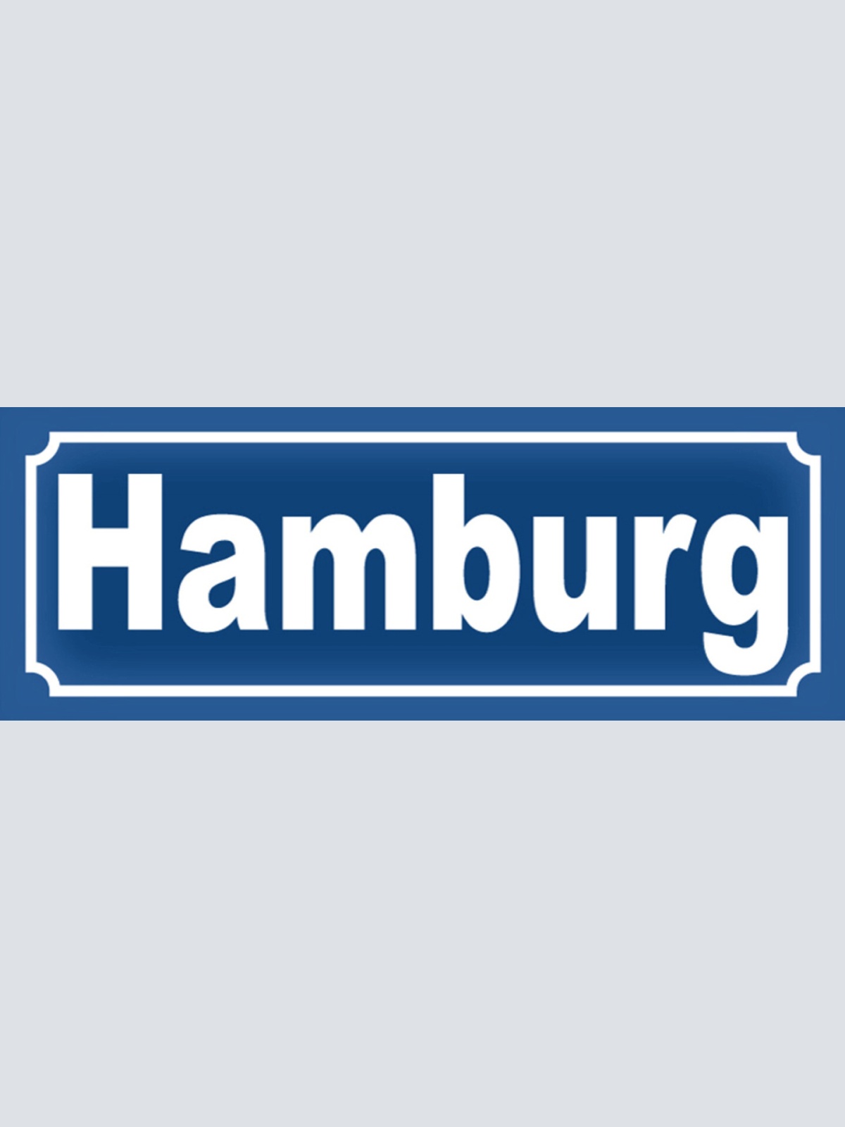 Schild Hamburg Deutschland Stadt Straße Ort Platz 27 x 10 Blech od. Holz