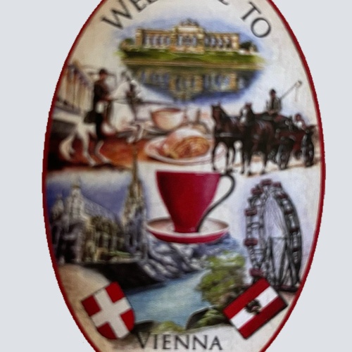 Nostalgie Holzschild Welcome To Vienna Austria Willkommen Wien Österreich Schild