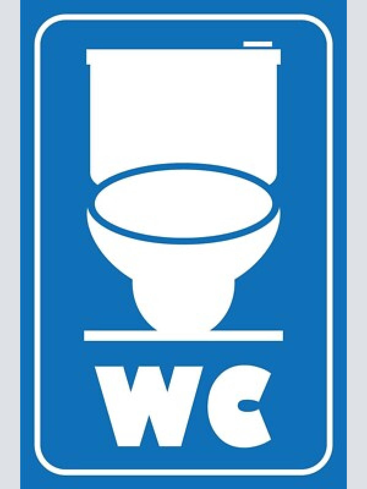 Nostalgie schild wc toilette 12x18 / 20x30 / 30x40 blech od. holz