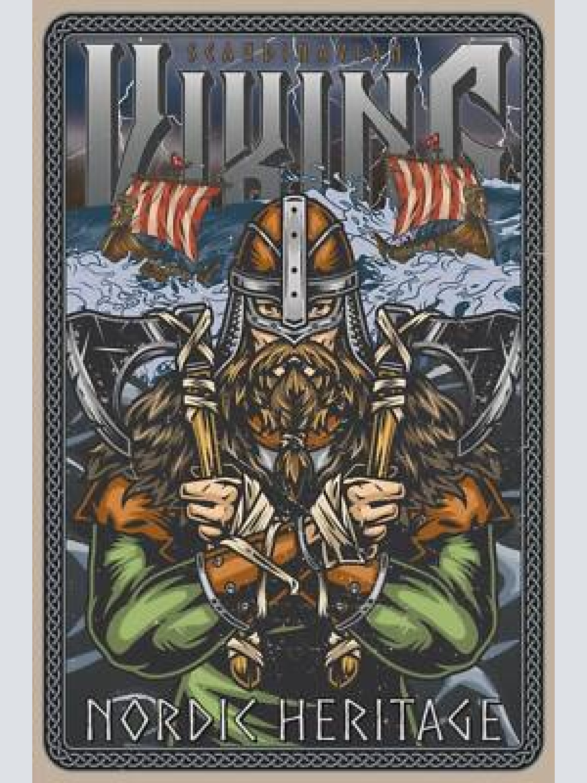 Nostalgie schild scandinav. viking vikinger 12x18 / 20x30 / 30x40 blech od.holz