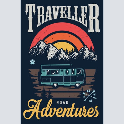 Nostalgie schild traveller wohnmobil camper 12x18 / 20x30 / 30x40 blech od. holz