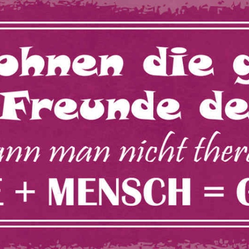 Schild Hier Wohnen Die Größten Katzen Freunde Welt Therapie Katze Mensch Glück