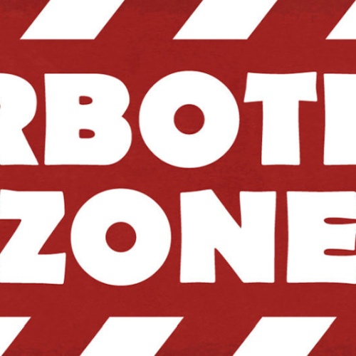 Schild Verbotene Zone Betreten Verboten Kein Eintritt 27x10 Blech od.Holz