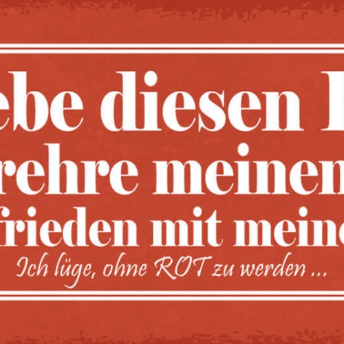 Schild Ich Liebe Diesen Beruf Vereehre Chef Zufrieden Gehalt Lüge O. Rot Werden