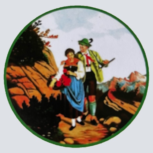 Nostalgie Holzschild Schützenscheibe Hochzeitsscheibe Ehe Paar Liebe Schild