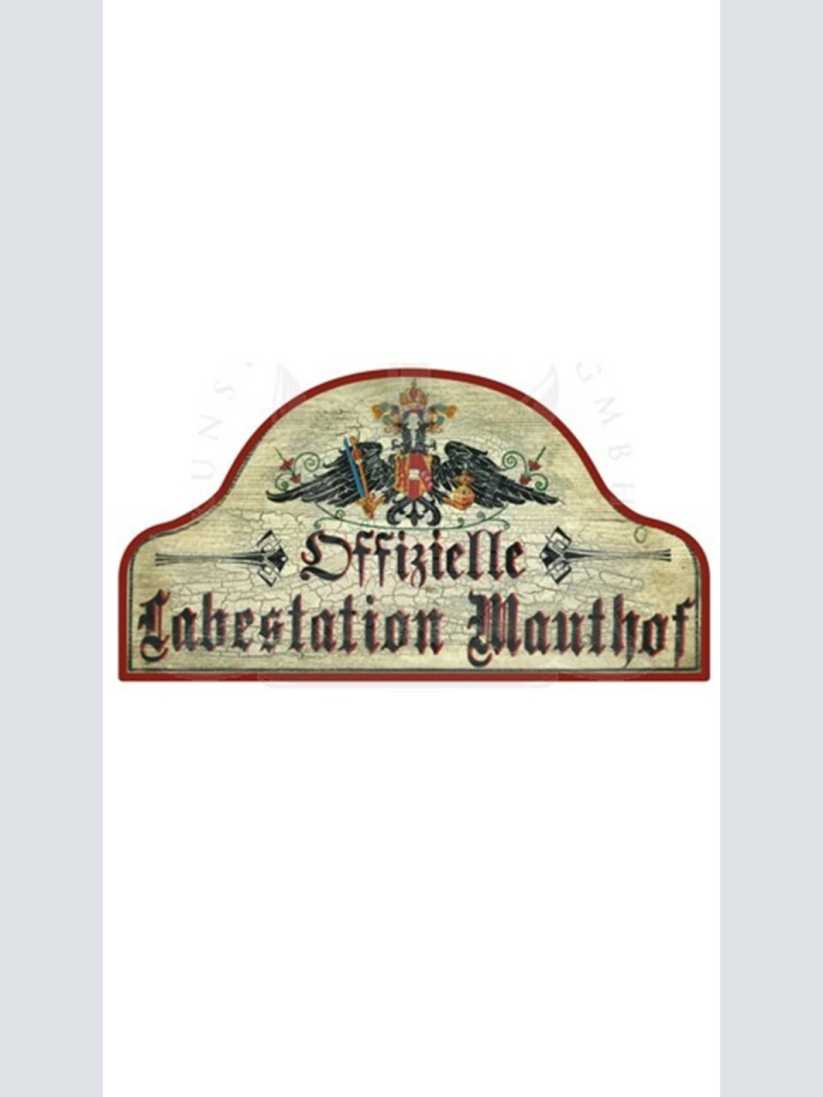 KuK Nostalgie Holzschild "Labestation"