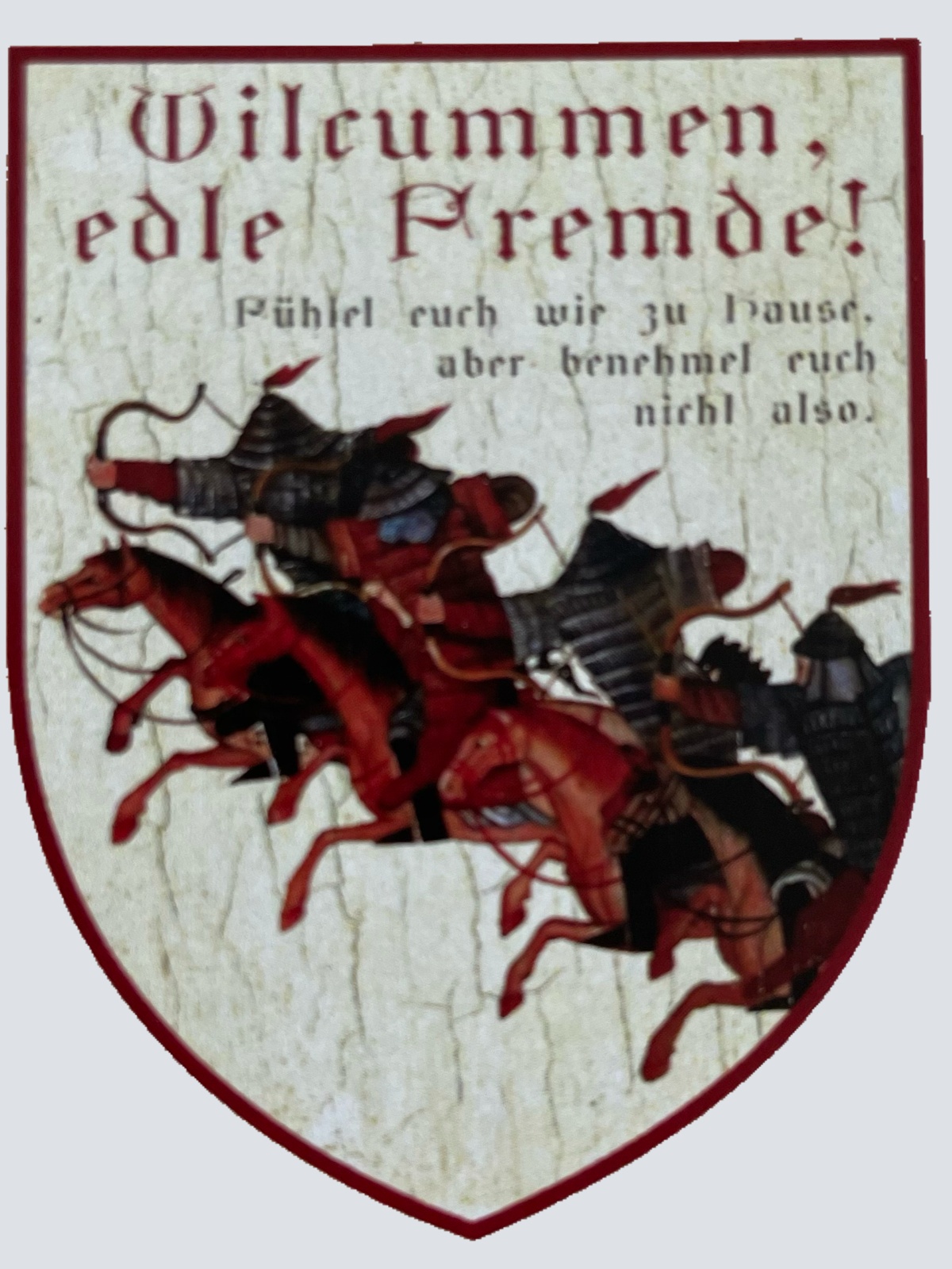 Nostalgie Holz Schild Wilcummen Edle Fremde Fühlet Euch Wie Zuhause Willkommen