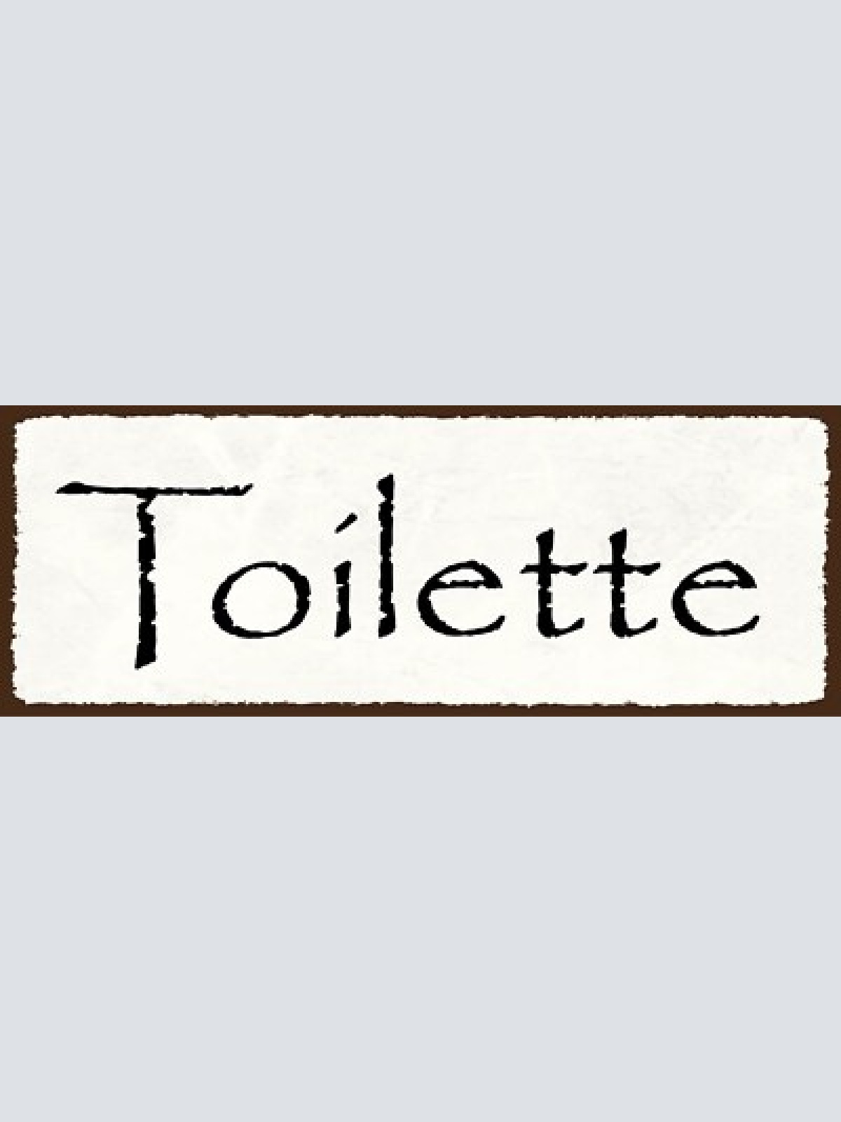 Schild toilette wc klo damen herren 27x10 blech od.holz