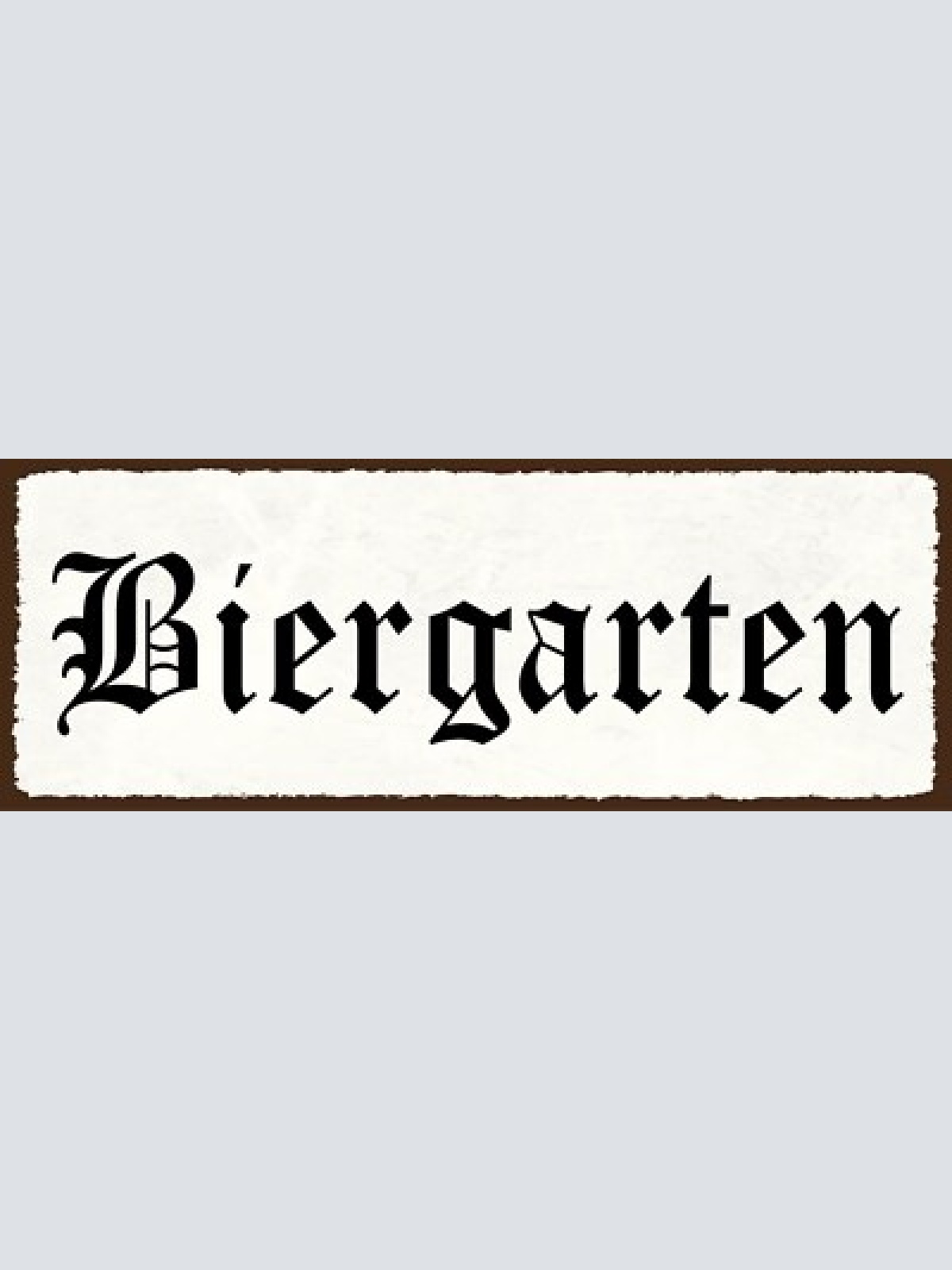 Schild bier garten alkohol trinken gastgarten wirt lokal 27x10 blech od.holz