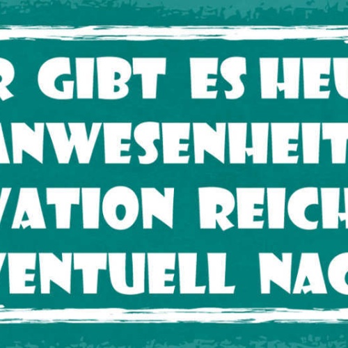 Schild Von Mir Gibt Es Heute Nur Anwesenheit Motivation Reiche Ich Evtl Nach