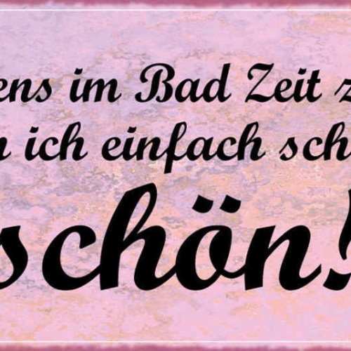Schild Um Morgens Im Bett Zeit Zu Sparen Bin Ich Einfach Schon Schön 27x10