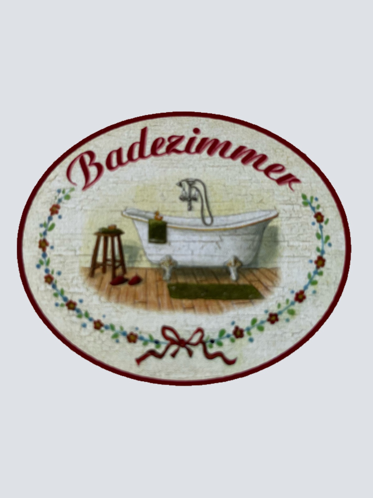 Nostalgie Holzschild Badezimmer Bad Badewanne Dusche Baden Duschen Schild