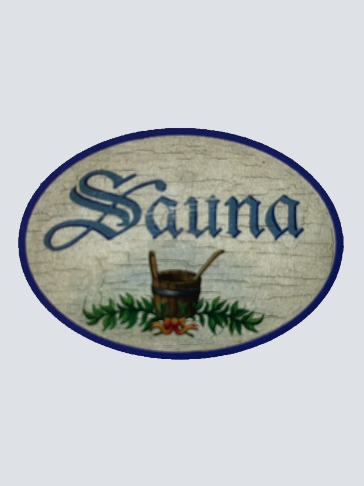 Nostalgie Holzschild Sauna Bad Schwitzen Schild