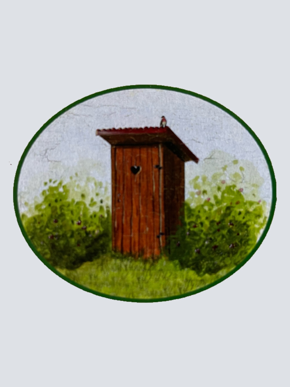 Nostalgie Holzschild Plumpsklo Häuschen Toilette WC Klo Schild