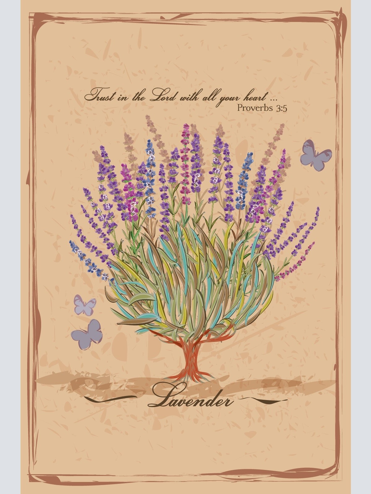 Nostalgie Schild Lavender Lavendel Spruch 12x18 / 20x30 / 30x40 Blech od.Holz