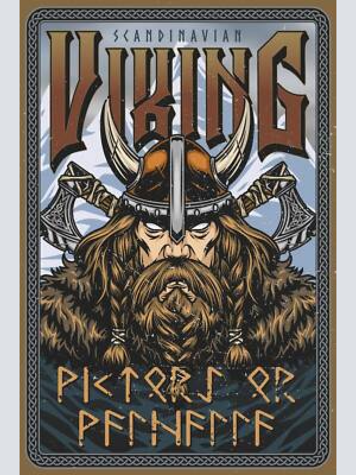 Nostalgie schild scandinav. viking vikinger 12x18 / 20x30 / 30x40 blech od. holz