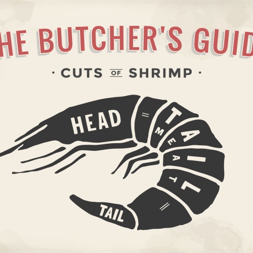 Nostalgie Schild Cuts of Shrimp Garnele Dgr. 12x18 / 20x30 / 30x40 Blech od.Holz