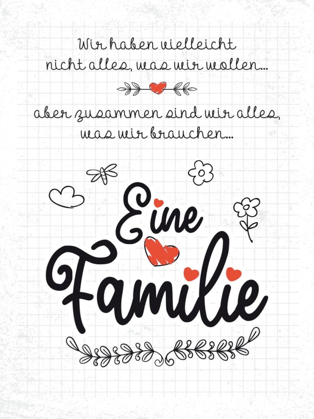 Schild Wir Haben Vielleicht Nicht Alles Familie 12x18 20x30 30x40 Blech/Holz