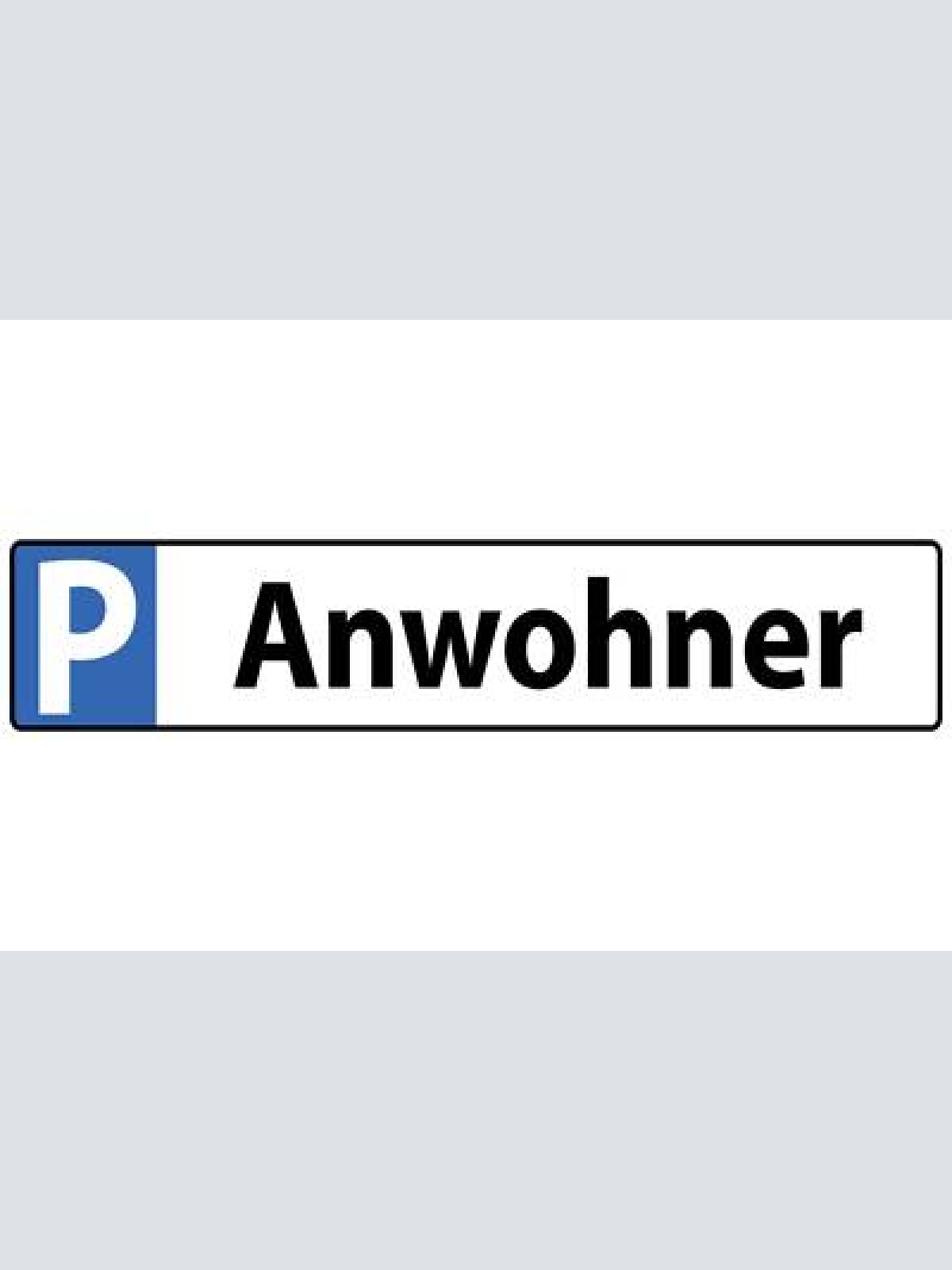 Schild anwohner parkplatz parken bewohner haus privat 46 x 10 blech od. holz
