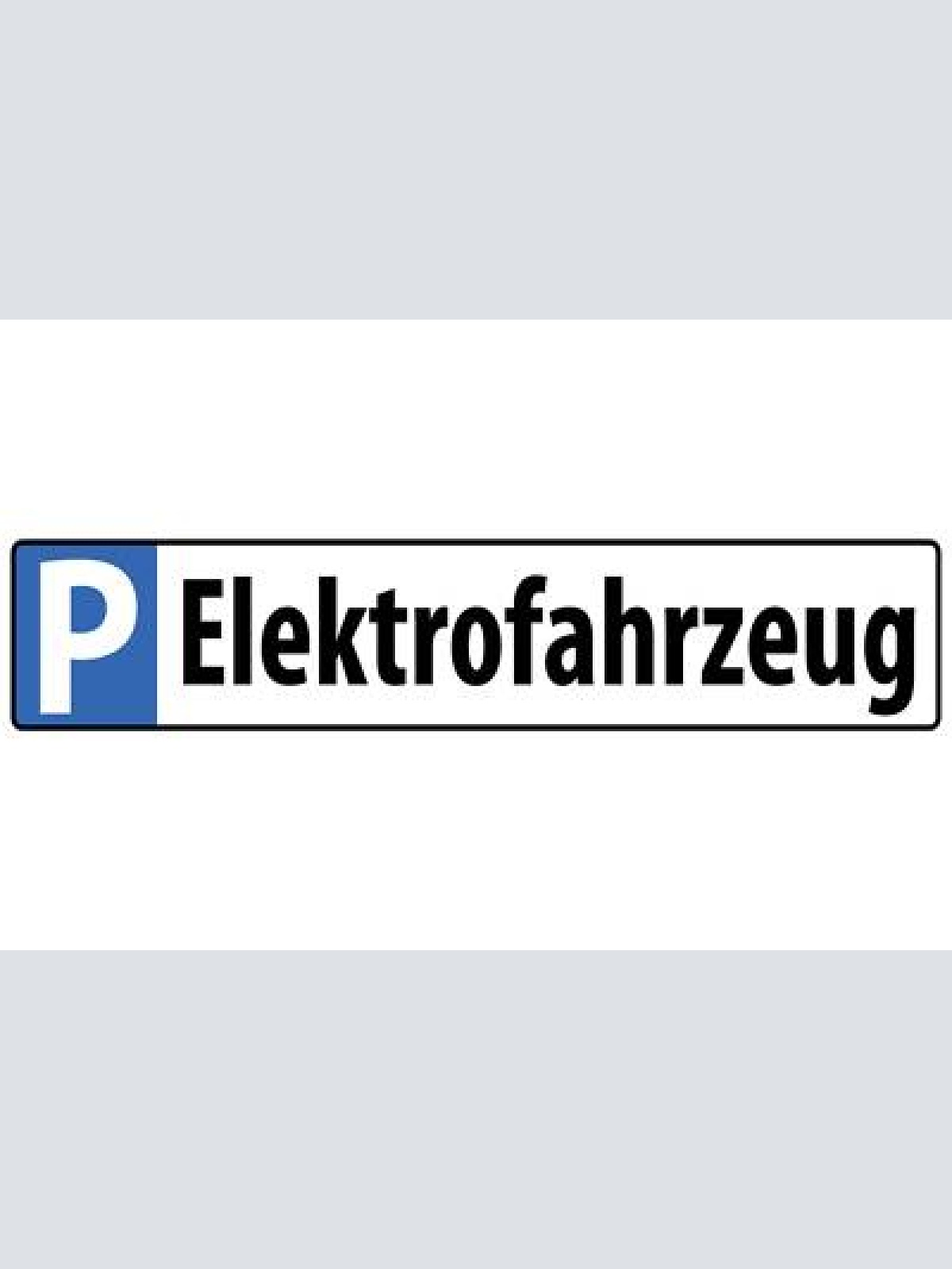 Schild elektro fahrzeug parkplatz parken strom auto car 46 x 10 blech od. holz