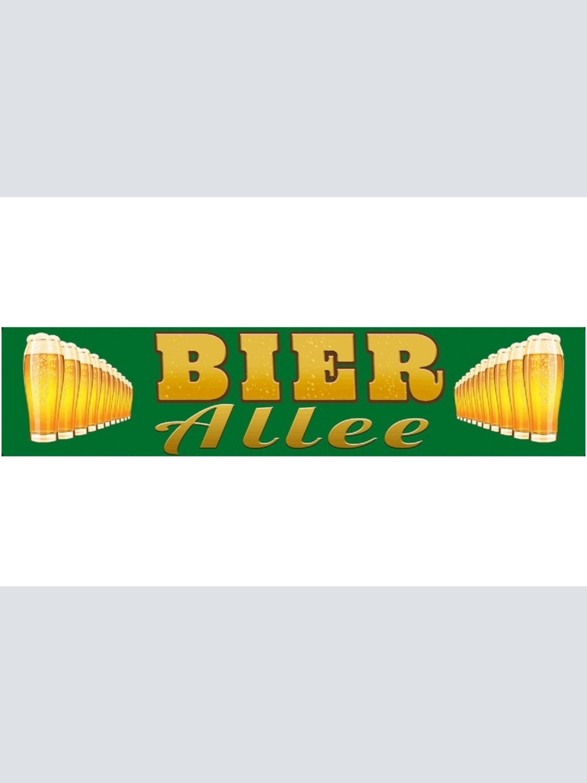 Schild Bier Allee Alkohol Glas Straße Bar Lokal Flasche 46 x 10 Blech od. Holz