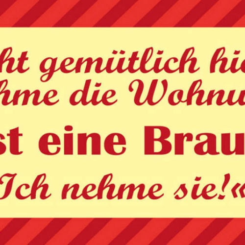 Schild Echt Gemütlich Die Wohnung Ich Nehme Sie Das Ist Eine Brauerei Bier 27x10