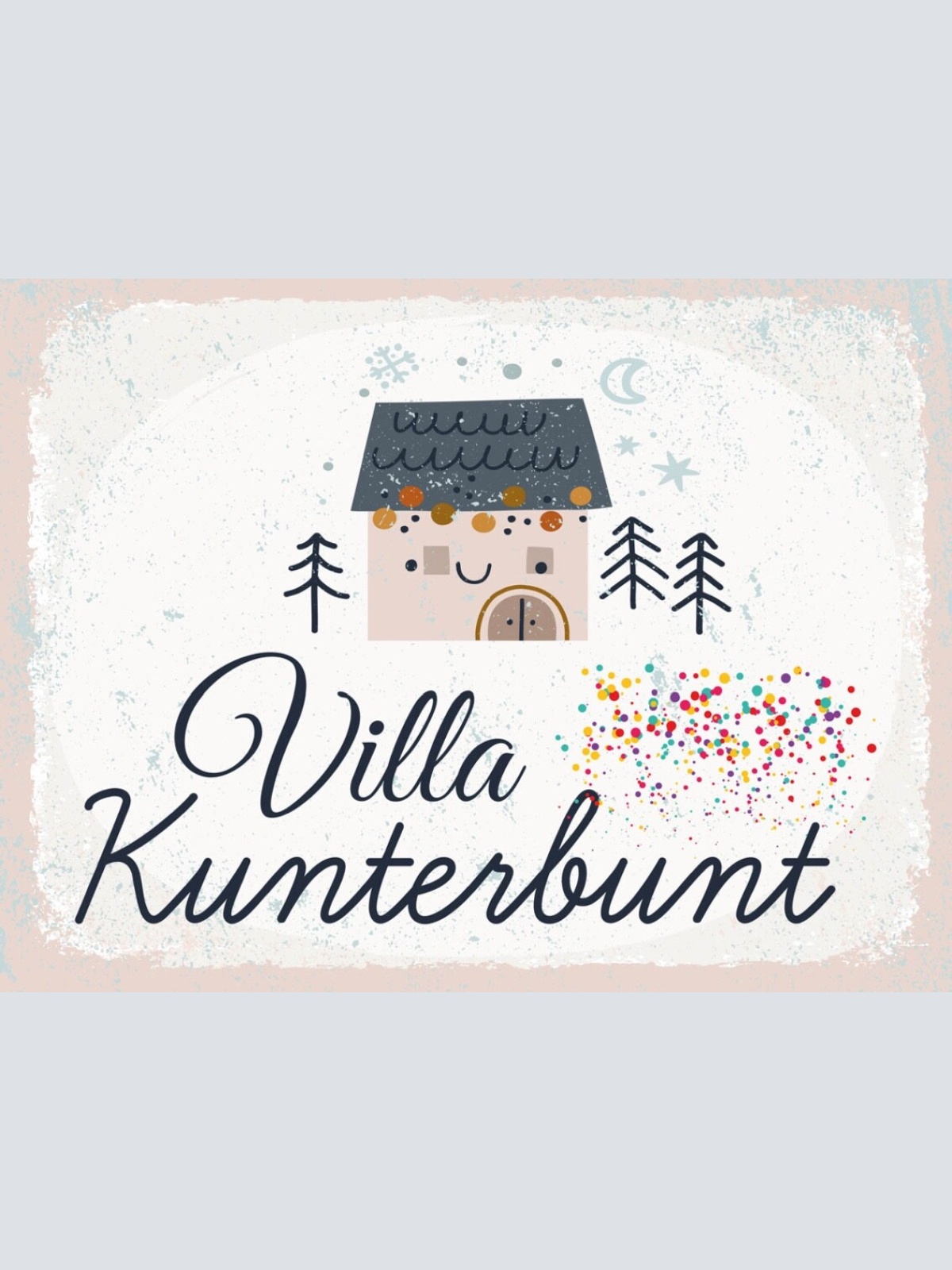 Schild Villa Kunterbunt Haus Pipi Langstrumpf Bunt 12x18 20x30 30x40 Blech/Holz