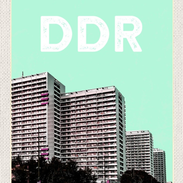 Schild DDR Berlin Leipziger Straße Ost Deutschland 12x18 20x30 30x40 Blech/Holz