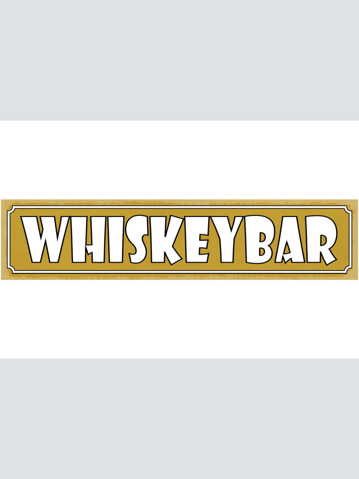 Schild Whiskey Bar Alkohol Spirituosen Glas Flasche 46 x 10 Blech od. Holz