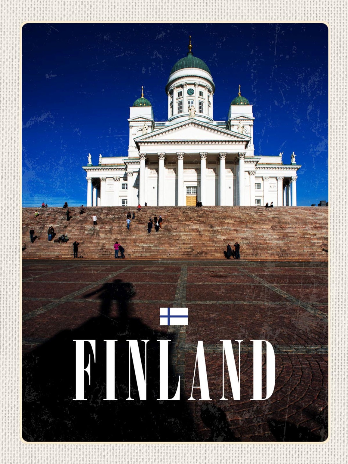 Schild Finland Finnland Dom Von Helsinki Kathedrale 12x18 20x30 30x40 Blech/Holz