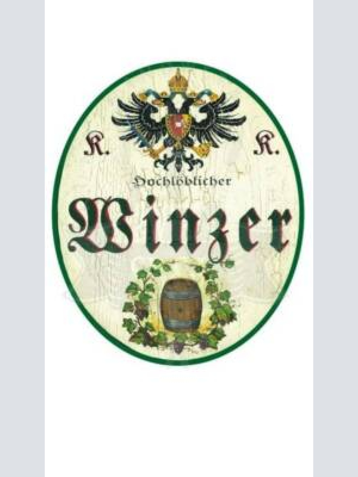 Kuk nostalgie holzschild "winzer"