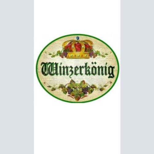 Kuk nostalgie holzschild "winzerkönig"