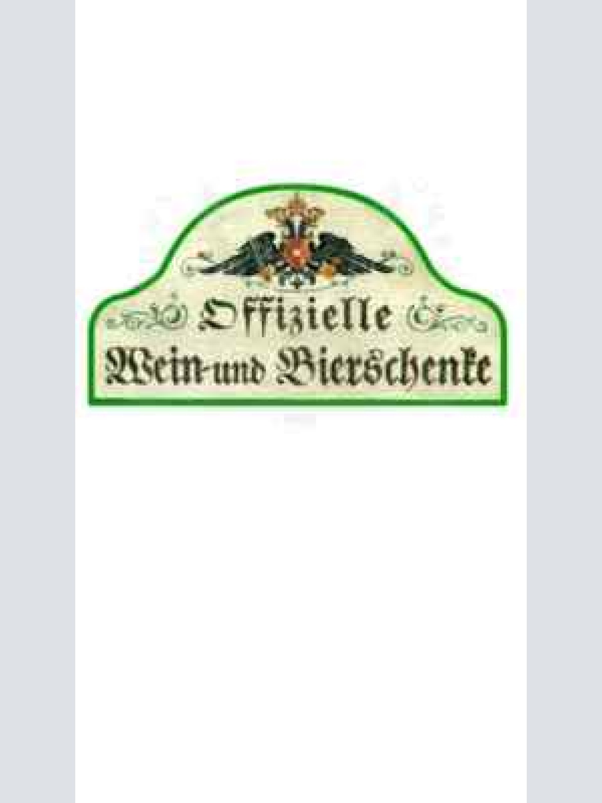 Kuk nostalgie holzschild "wein und bierschenke"