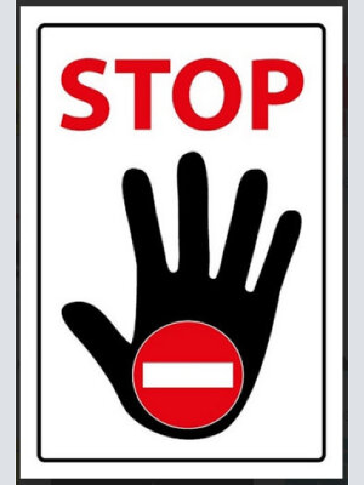 Nostalgie schild hinweis verbot gefahr stop 12x18/20x30/30x40 blech od. holz